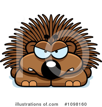 Porcupine Clipart #1098160 by Cory Thoman