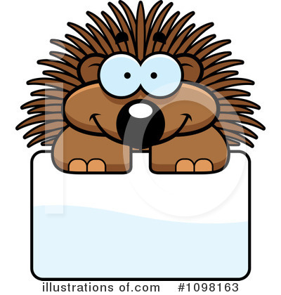 Porcupine Clipart #1098163 by Cory Thoman