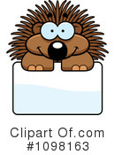 Porcupine Clipart #1098163 by Cory Thoman