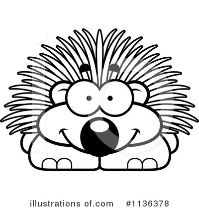 Royalty-Free (RF) Porcupine Clipart Illustration by Cory Thoman - Stock Sample #1136378