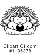 Porcupine Clipart #1136378 by Cory Thoman