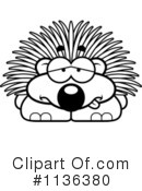 Porcupine Clipart #1136380 by Cory Thoman