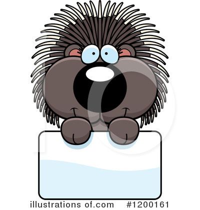 Royalty-Free (RF) Porcupine Clipart Illustration by Cory Thoman - Stock Sample #1200161