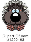 Porcupine Clipart #1200163 by Cory Thoman