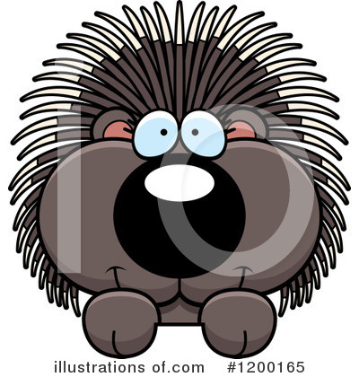 Royalty-Free (RF) Porcupine Clipart Illustration by Cory Thoman - Stock Sample #1200165