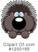 Porcupine Clipart #1200165 by Cory Thoman