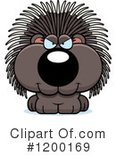 Porcupine Clipart #1200169 by Cory Thoman