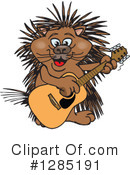 Porcupine Clipart #1285191 by Dennis Holmes Designs