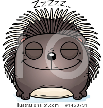 Royalty-Free (RF) Porcupine Clipart Illustration by Cory Thoman - Stock Sample #1450731