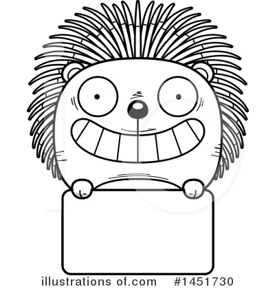 Royalty-Free (RF) Porcupine Clipart Illustration by Cory Thoman - Stock Sample #1451730