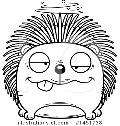 Royalty-Free (RF) Porcupine Clipart Illustration by Cory Thoman - Stock Sample #1451733