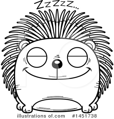 Royalty-Free (RF) Porcupine Clipart Illustration by Cory Thoman - Stock Sample #1451738