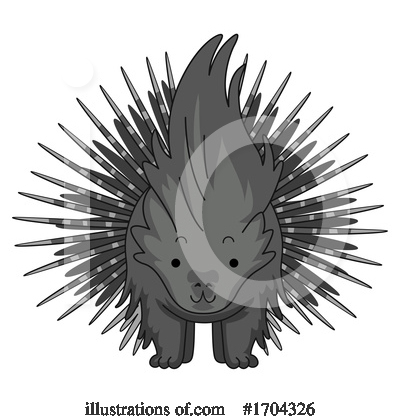 Royalty-Free (RF) Porcupine Clipart Illustration by BNP Design Studio - Stock Sample #1704326
