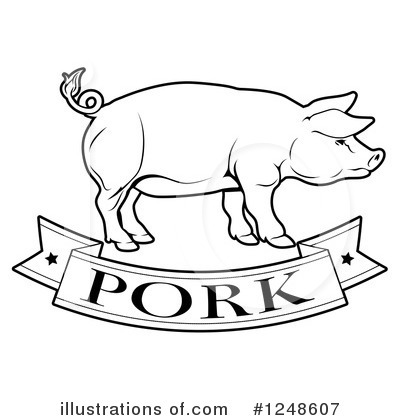 Royalty-Free (RF) Pork Clipart Illustration by AtStockIllustration - Stock Sample #1248607
