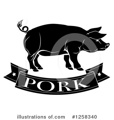 Royalty-Free (RF) Pork Clipart Illustration by AtStockIllustration - Stock Sample #1258340