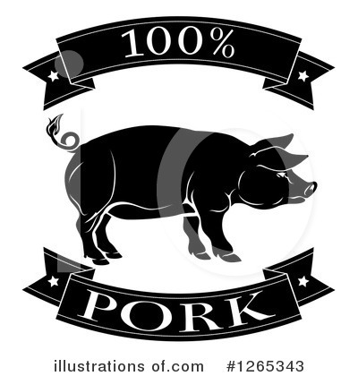 Royalty-Free (RF) Pork Clipart Illustration by AtStockIllustration - Stock Sample #1265343