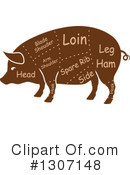 Pork Clipart #1307148 by Vector Tradition SM