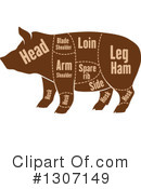 Pork Clipart #1307149 by Vector Tradition SM