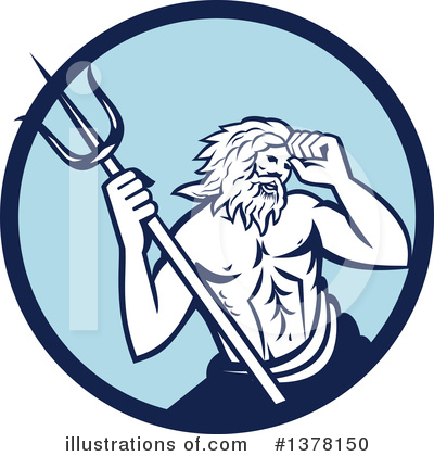 Poseidon Clipart #1378150 by patrimonio