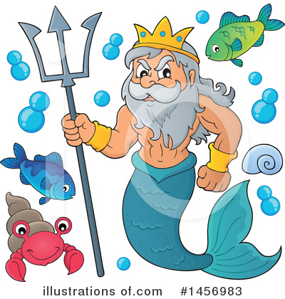 Mermaid Clipart #1456983 by visekart