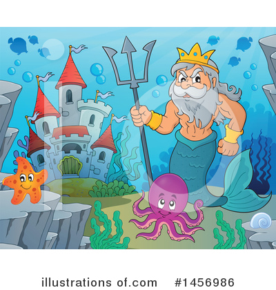 Mermaid Clipart #1456986 by visekart