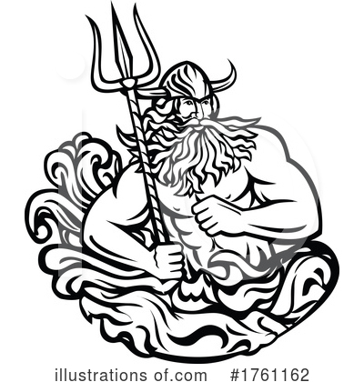 Poseidon Clipart #1761162 by patrimonio