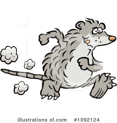 Royalty-Free (RF) Possum Clipart Illustration by Johnny Sajem - Stock Sample #1092124