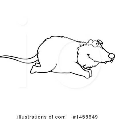 Royalty-Free (RF) Possum Clipart Illustration by Cory Thoman - Stock Sample #1458649