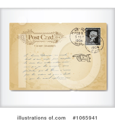 Royalty-Free (RF) Postcard Clipart Illustration by Eugene - Stock Sample #1065941