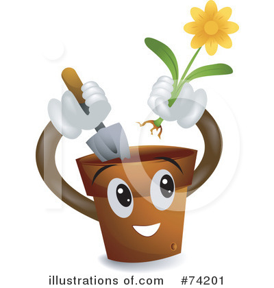 Royalty-Free (RF) Pot Clipart Illustration by BNP Design Studio - Stock Sample #74201