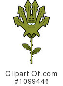 Pot Leaf Clipart #1099446 by Cory Thoman