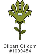 Pot Leaf Clipart #1099454 by Cory Thoman