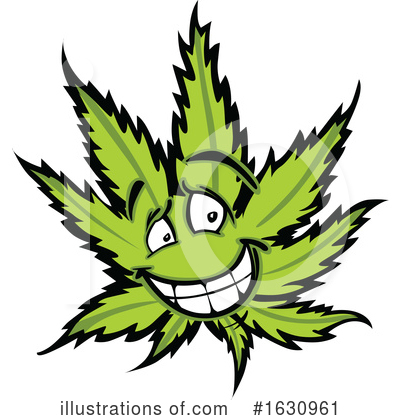 Cannabis Clipart #1630961 by Chromaco