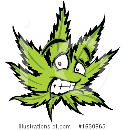 Royalty-Free (RF) Pot Leaf Clipart Illustration by Chromaco - Stock Sample #1630965