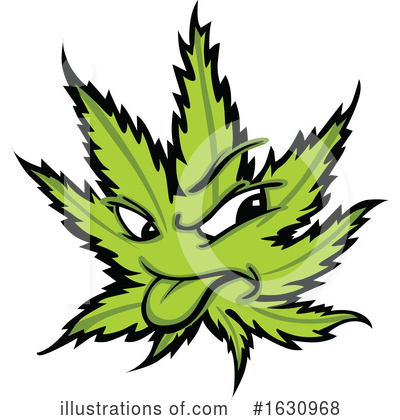 Royalty-Free (RF) Pot Leaf Clipart Illustration by Chromaco - Stock Sample #1630968