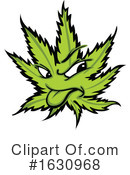 Pot Leaf Clipart #1630968 by Chromaco