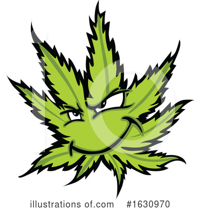 Royalty-Free (RF) Pot Leaf Clipart Illustration by Chromaco - Stock Sample #1630970