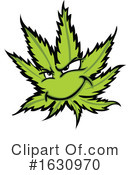 Pot Leaf Clipart #1630970 by Chromaco