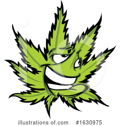 Royalty-Free (RF) Pot Leaf Clipart Illustration by Chromaco - Stock Sample #1630975