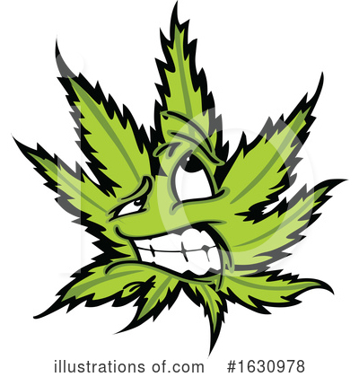 Royalty-Free (RF) Pot Leaf Clipart Illustration by Chromaco - Stock Sample #1630978