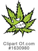Pot Leaf Clipart #1630980 by Chromaco
