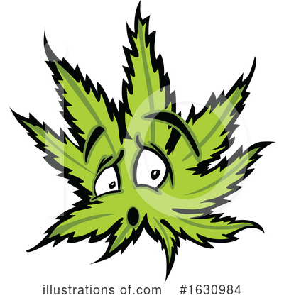 Royalty-Free (RF) Pot Leaf Clipart Illustration by Chromaco - Stock Sample #1630984