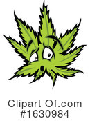 Pot Leaf Clipart #1630984 by Chromaco