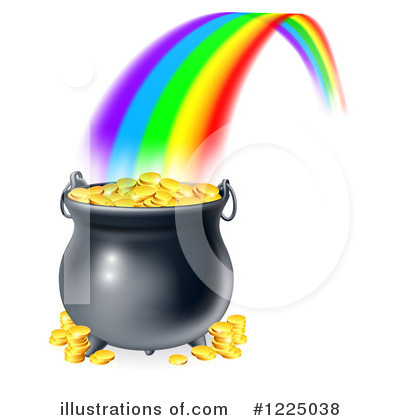 Rainbows Clipart #1225038 by AtStockIllustration
