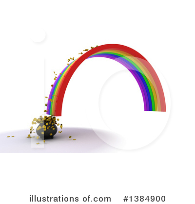 Royalty-Free (RF) Pot Of Gold Clipart Illustration by KJ Pargeter - Stock Sample #1384900