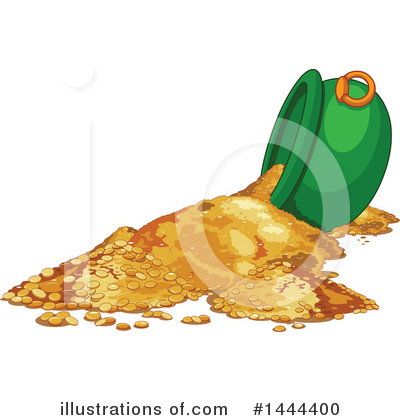 Pot Of Gold Clipart #1444400 by Pushkin