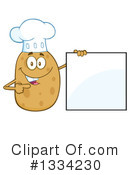 Potato Character Clipart #1334230 by Hit Toon