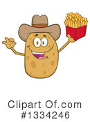 Potato Character Clipart #1334246 by Hit Toon