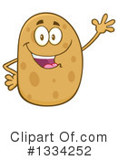 Potato Character Clipart #1334252 by Hit Toon