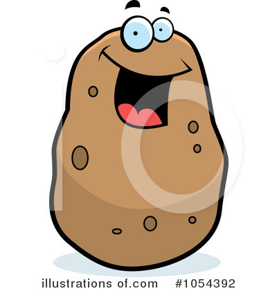 Potato Clipart #1054392 by Cory Thoman